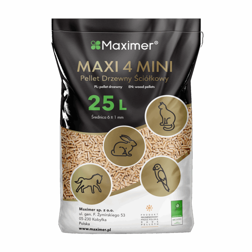 Naturalny pellet drzewny w kuwecie dla kota - ekologiczna ściółka